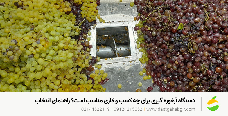 دستگاه آبغوره گیری برای چه کسب و کاری مناسب است؟ راهنمای انتخاب دستگاه آبغوره گیری برای چه کسب و کاری مناسب است؟ راهنمای انتخاب