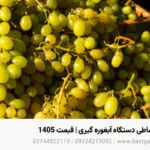 فروش اقساطی دستگاه آبغوره گیری | قیمت 1405 دستگاهچی فروش اقساطی دستگاه آبغوره گیری | قیمت 1405 دستگاهچی