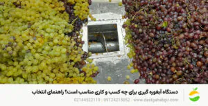 دستگاه آبغوره گیری برای چه کسب و کاری مناسب است؟ راهنمای انتخاب دستگاه آبغوره گیری برای چه کسب و کاری مناسب است؟ راهنمای انتخاب